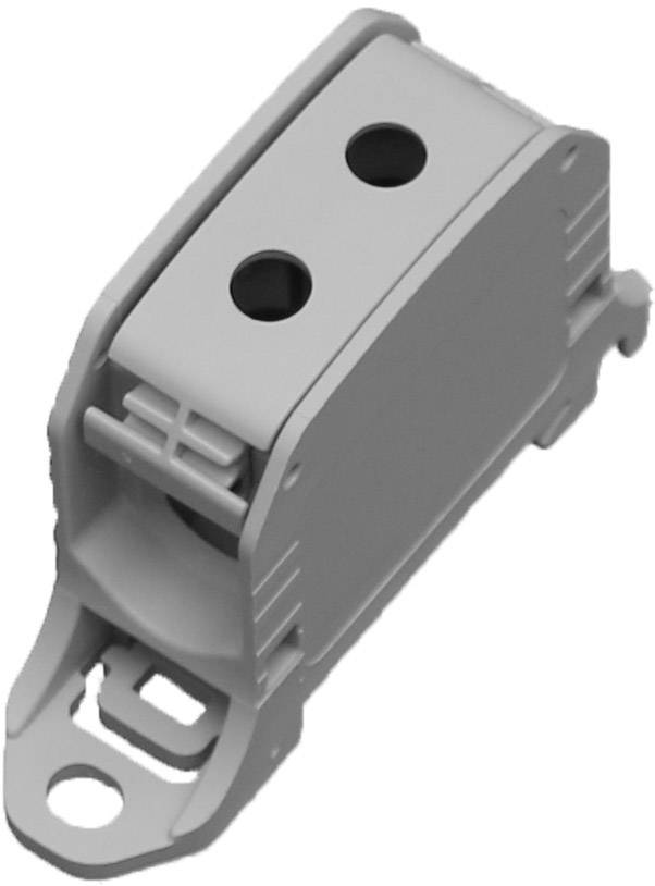 HoraeTec 087310-0-3 Blok zacisków PA szaro-biały (ral 7035) 1 styk 150 A, 120 A 600 V Rodzaj przewodnika = L - obrazek 1