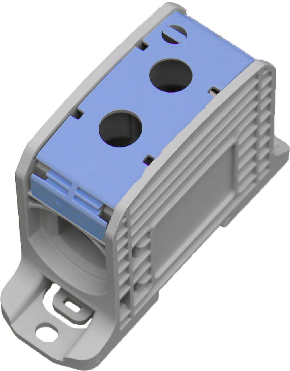 HoraeTec 087810-1-3 Blok zacisków PA szaro-biały (ral 7035), niebieski 1 styk 310 A, 250 A 600 V Rodzaj przewodnika = N - obrazek 1