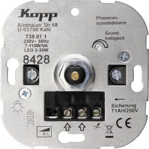 Kopp 1 szt. Płytka przycisku Regulator natężenia oświetlenia ATHENIS aluminiowy 842800187 1 szt. Kopp 1 szt. Płytka przycisku Regulator natężenia oświetlenia ATHENIS aluminiowy 842800187 1 szt.