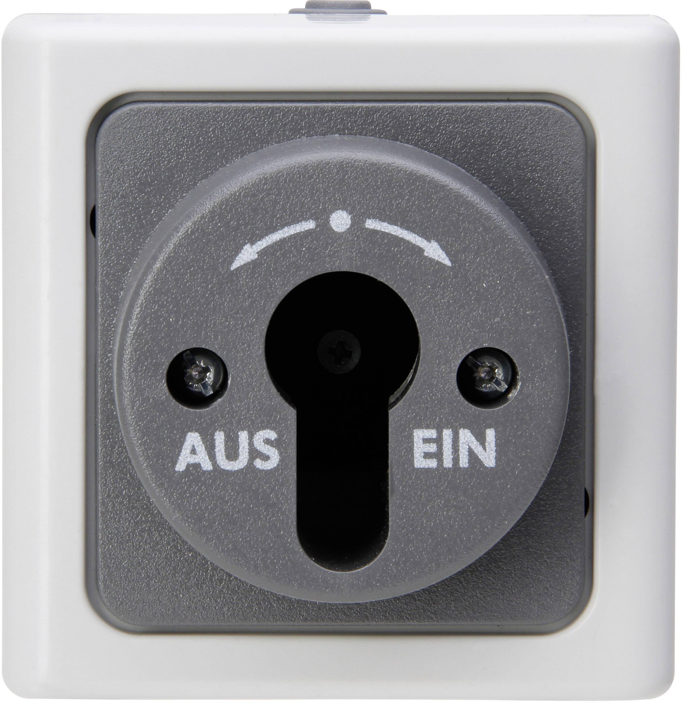 Kopp 561756017 1 szt. Osprzęt elektroinstalacyjny do pomieszczeń wilgotnych Komplet Przełącznik kluczykowy BlueElectric - obrazek 1