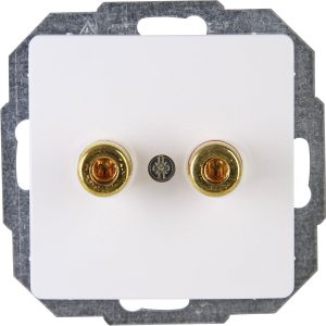 Kopp Płytka przycisku Gniazdo głośnikowe HK05 biały 921502009 1 szt. Kopp Płytka przycisku Gniazdo głośnikowe HK05 biały 921502009 1 szt.