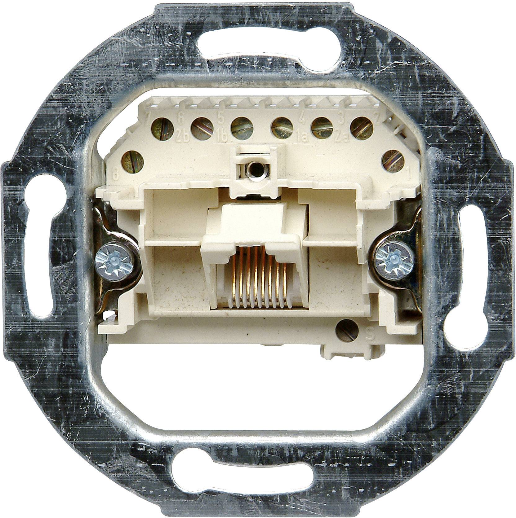 Gniazdo UAE/IAE/ISDN Metal Kopp HK05 & HK07 33369400 aluminiowy - obrazek 1