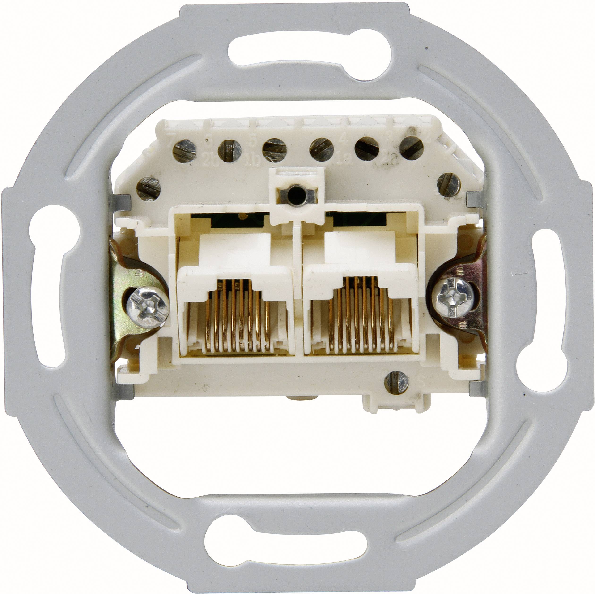 Kopp 1 szt. Płytka przycisku Gniazdo UAE/IAE/ISDN aluminiowy 33369401 1 szt. - obrazek 1