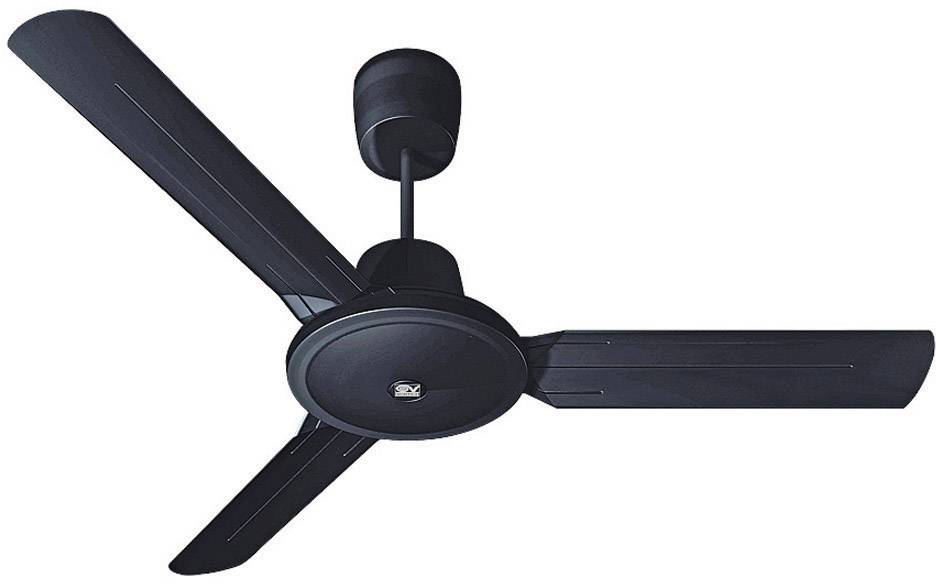 Vortice Nordik Evolution 140 SW Wentylator sufitowy 70 W (Ø x W) 142 cm x 325 mm czarny tryb zimowy, możliwość zamontowa - obrazek 1
