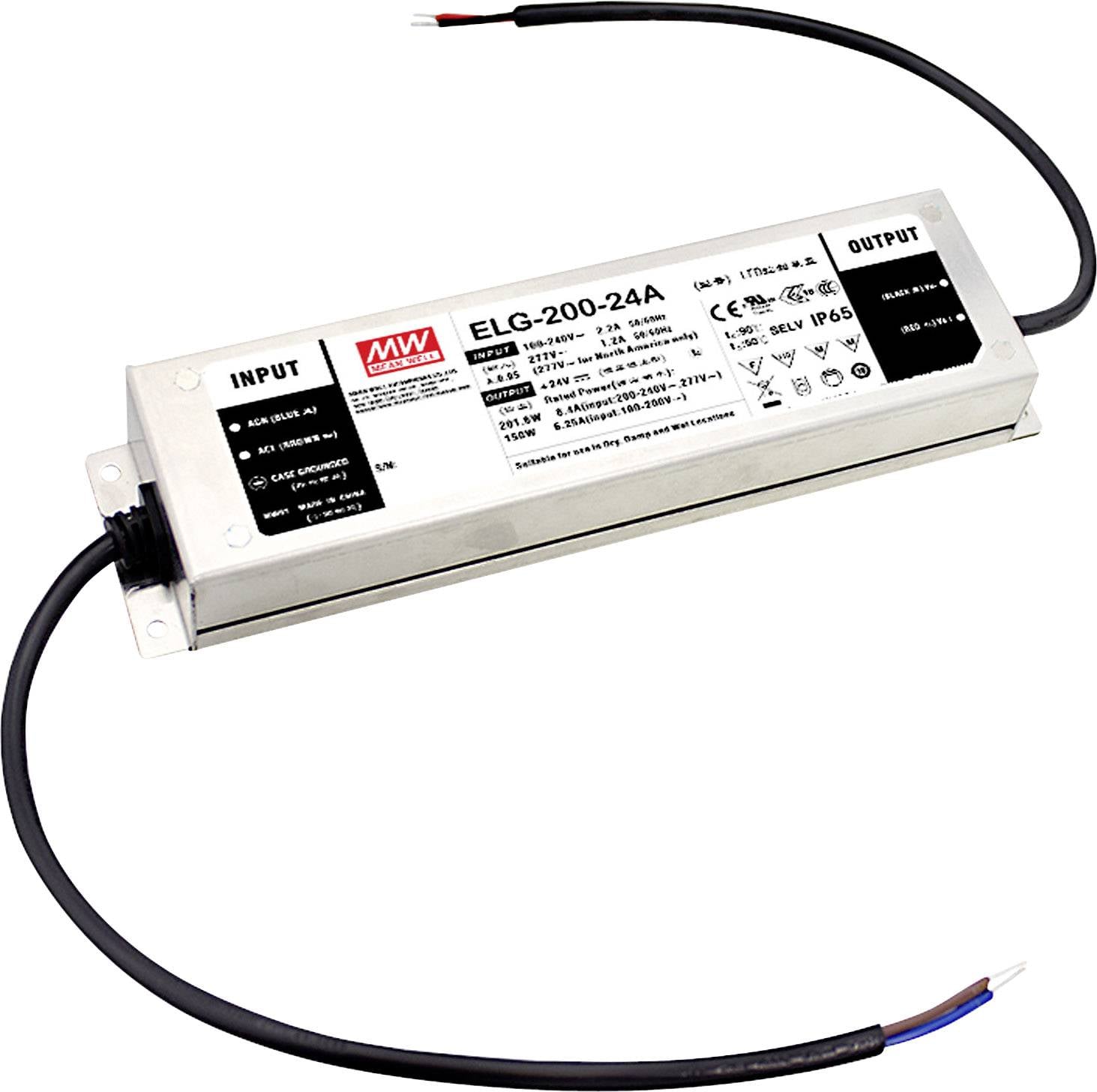 MEAN WELL ELG-200-42DA-3Y Transformator LED, Sterownik LED Stałonapięciowy, Stałonaprądowy 199.9 W 4.76 A 21 - 42 V/DC D - obrazek 1