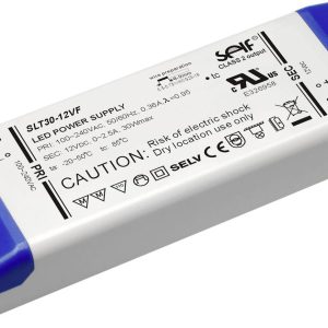 Self Electronics SLT30-24VFG Transformator LED Stałonapięciowy 30 W 0 – 1.25 A 24 V/DC nie nadaje się do ściemniania, Mo Self Electronics SLT30-24VFG Transformator LED Stałonapięciowy 30 W 0 – 1.25 A 24 V/DC nie nadaje się do ściemniania, Mo
