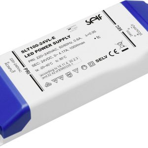 Self Electronics SLT100-12VL-E Transformator LED Stałonapięciowy 100 W 0 – 8.33 A 12 V/DC nie nadaje się do ściemniania, Self Electronics SLT100-12VL-E Transformator LED Stałonapięciowy 100 W 0 – 8.33 A 12 V/DC nie nadaje się do ściemniania,