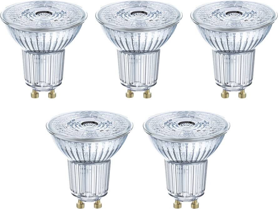 Żarówka LED OSRAM HOMELIGHTING 4058075090460 GU10 4.3 W = 50 W 350 lm ciepła biel 5 szt. - obrazek 1