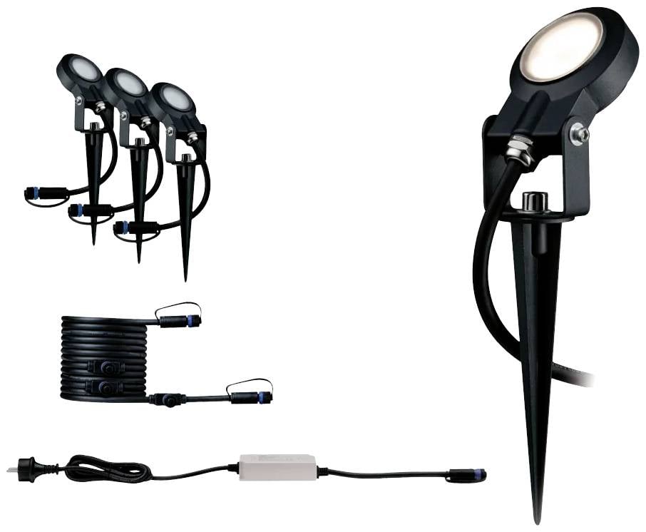 Reflektor ogrodowy LED zestaw startowy Paulmann Sting 93696 System oświetlenia Plug&Shine 18 W 520 lm - obrazek 1