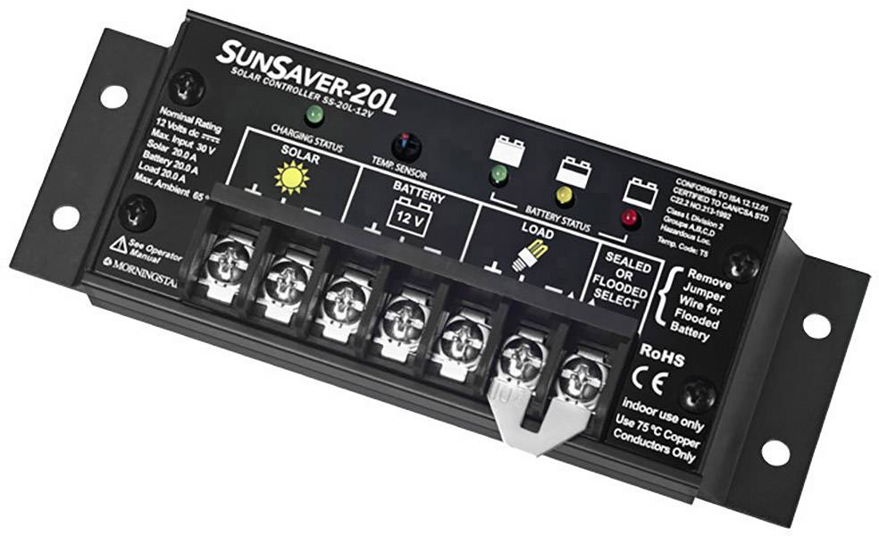 Solarny regulator ładowania Morningstar SunSaver SS-20L 12V PWM 12 V 140 A - obrazek 1
