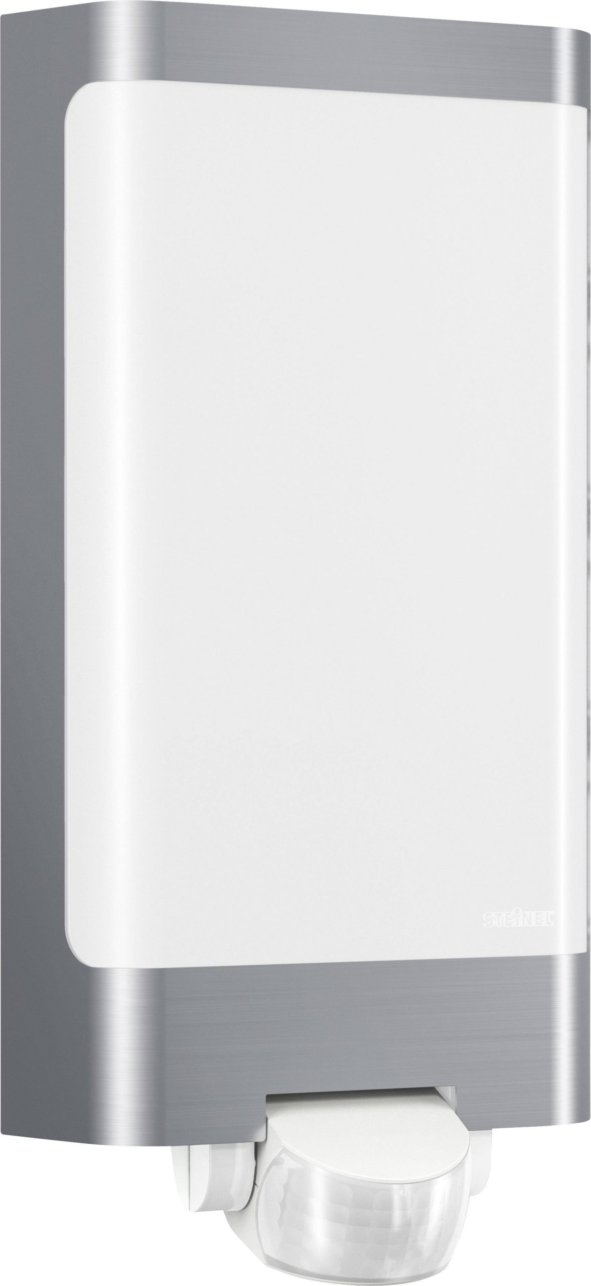 Zewnętrzna lampa ścienna z czujnikiem ruchu Steinel LED AUSSENLEUCHTE L 240 S EDELSTAHL 010461 9.3 W 946 lm IP44 - obrazek 1