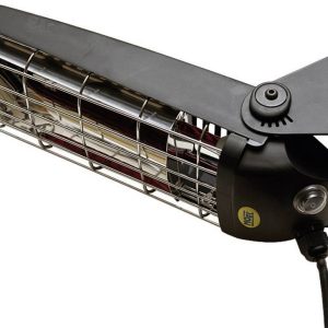 Lampa halogenowa IR Mo-el Lucciola 1200 W, 1200 W, 6 m², czarny Lampa halogenowa IR Mo-el Lucciola 1200 W, 1200 W, 6 m², czarny
