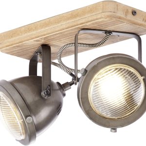 Lampa punktowa, sufitowa Brilliant Carmen Wood 72029/84 230 V 50 W GU10 Lampa punktowa, sufitowa Brilliant Carmen Wood 72029/84 230 V 50 W GU10
