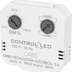 ORBIS Zeitschalttechnik OB200010 Regulator podtynkowy Dobry do: Żarówka, Lampa energooszczędna, Lampa halogenowa, Lampa ORBIS Zeitschalttechnik OB200010 Regulator podtynkowy Dobry do: Żarówka, Lampa energooszczędna, Lampa halogenowa, Lampa