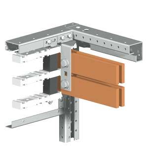 Siemens 8PQ40000BA12 Mostek szynowy SIVACON S4 PEN górny, 1 zestaw = 10 sztuk Szynoprzewód 1 szt. - obrazek 1