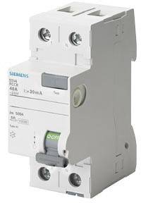 Wyłącznik różnicowoprądowy Siemens 5SV44140, 40 A, 0.1 A, 230 V - obrazek 1