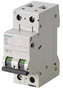 Siemens 5SL62027 5SL6202-7 Wyłącznik automatyczny 2 A 400 V - obrazek 1