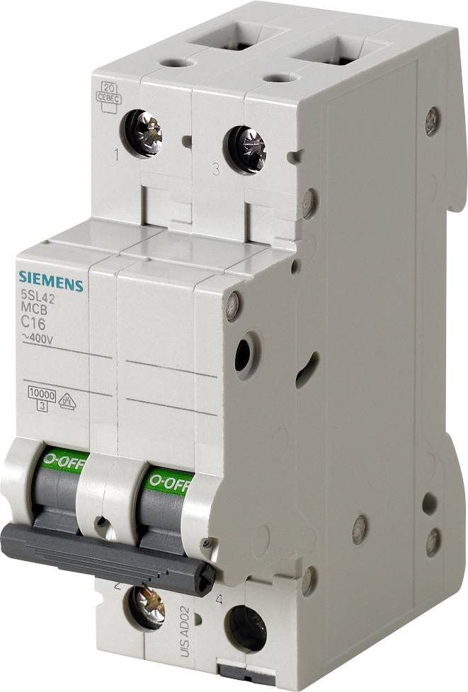 Wyłącznik automatyczny Siemens 5SL4201-8 5SL42018, 400 V, 1 A - obrazek 1
