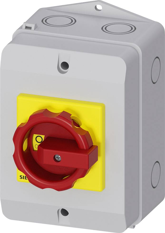 rozłącznik izolacyjny czerwony, żółty 4 styki 16 mm² 25 A 690 V/AC Siemens 3LD21641TC53 - obrazek 1