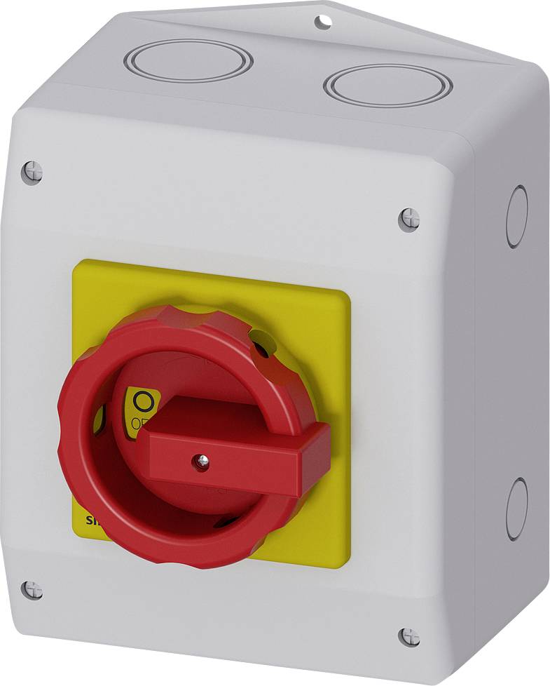 rozłącznik izolacyjny czerwony, żółty 6 styków 16 mm² 25 A 690 V/AC Siemens 3LD21653VB53 - obrazek 1