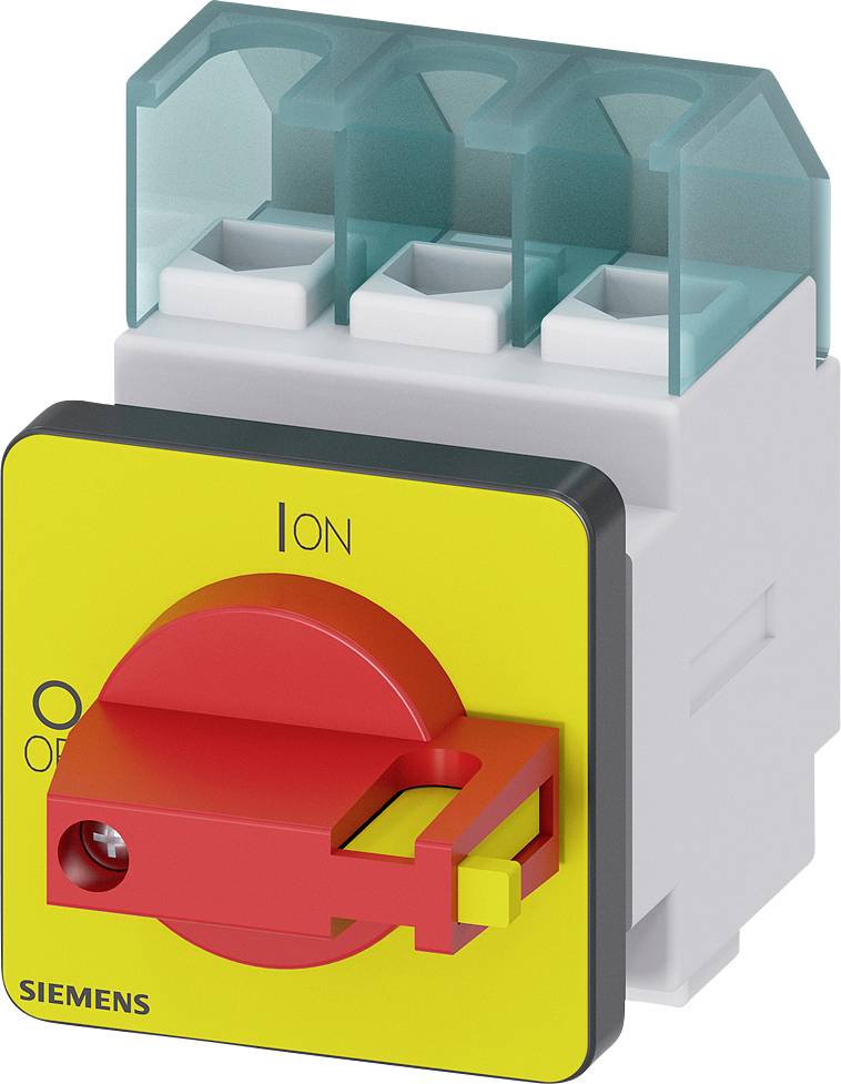 rozłącznik izolacyjny czerwony, żółty 3 styki 16 mm² 32 A 690 V/AC Siemens 3LD22220TK13 - obrazek 1