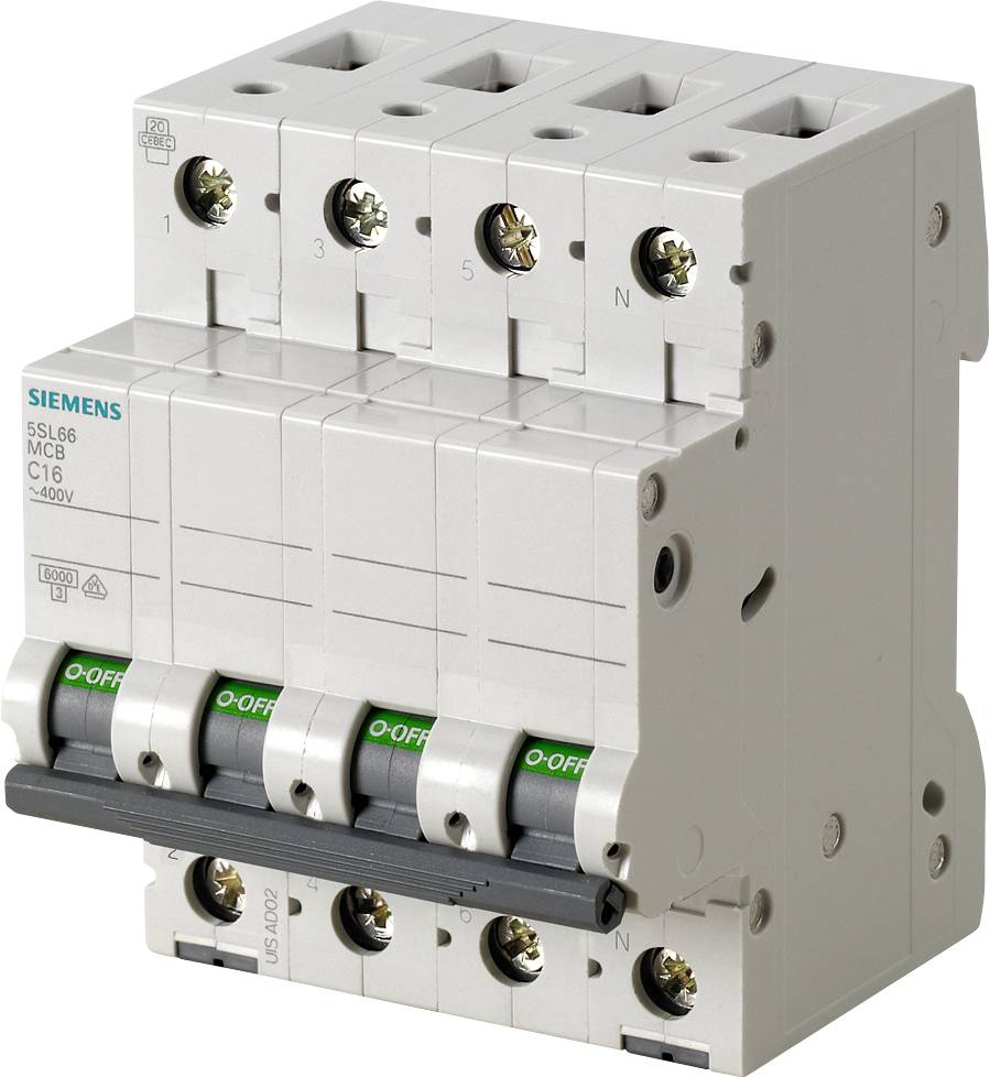 Siemens 5SL66636 5SL6663-6 Wyłącznik automatyczny 63 A 400 V - obrazek 1