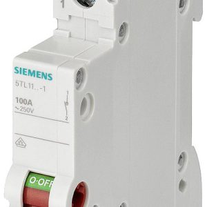 Wyłącznik szary 100 A 1 NO Siemens 5TL11911