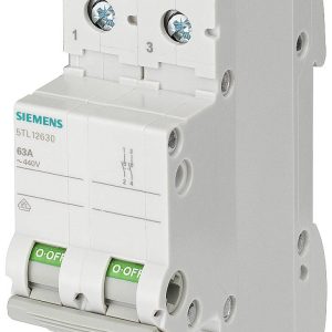 Wyłącznik szary 63 A 2 NO Siemens 5TL12630 Wyłącznik szary 63 A 2 NO Siemens 5TL12630