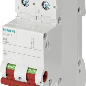 Wyłącznik szary 63 A 2 NO Siemens 5TL12631 Wyłącznik szary 63 A 2 NO Siemens 5TL12631