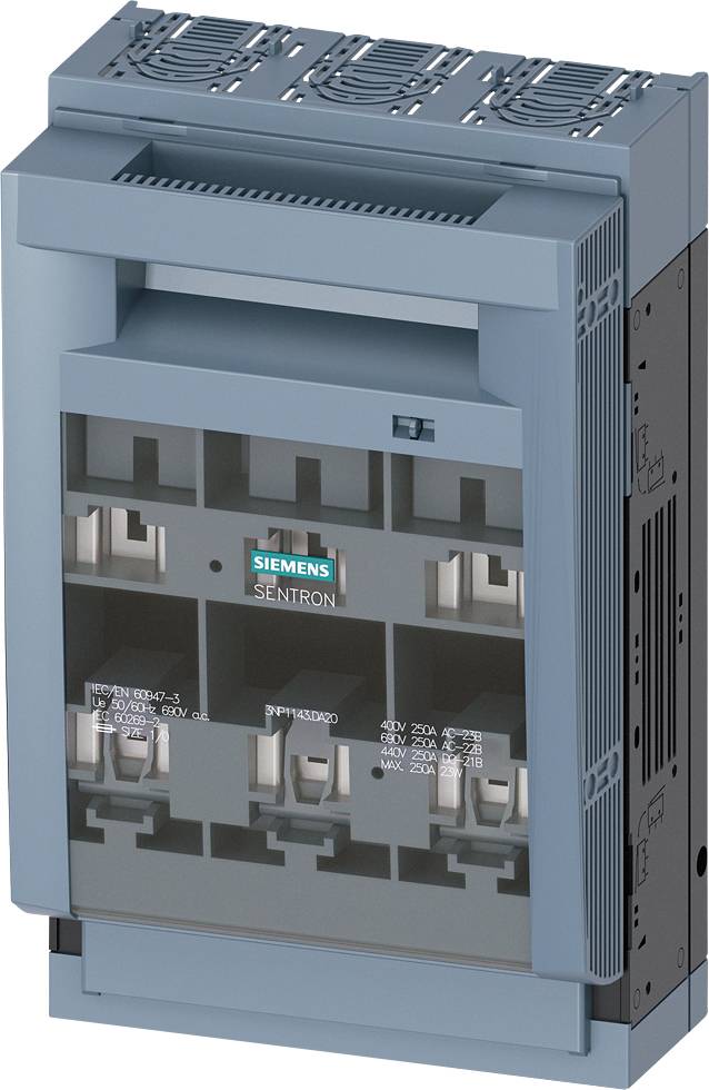 Siemens 3NP11431DA20 Rozłącznik bezpiecznikowy 3 styki 250 A 690 V/AC 1 szt. - obrazek 1