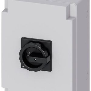 rozłącznik izolacyjny czarny 3 styki 50 mm² 125 A 1 NO, 1 NC 690 V/AC Siemens 3LD28661GP51 rozłącznik izolacyjny czarny 3 styki 50 mm² 125 A 1 NO, 1 NC 690 V/AC Siemens 3LD28661GP51