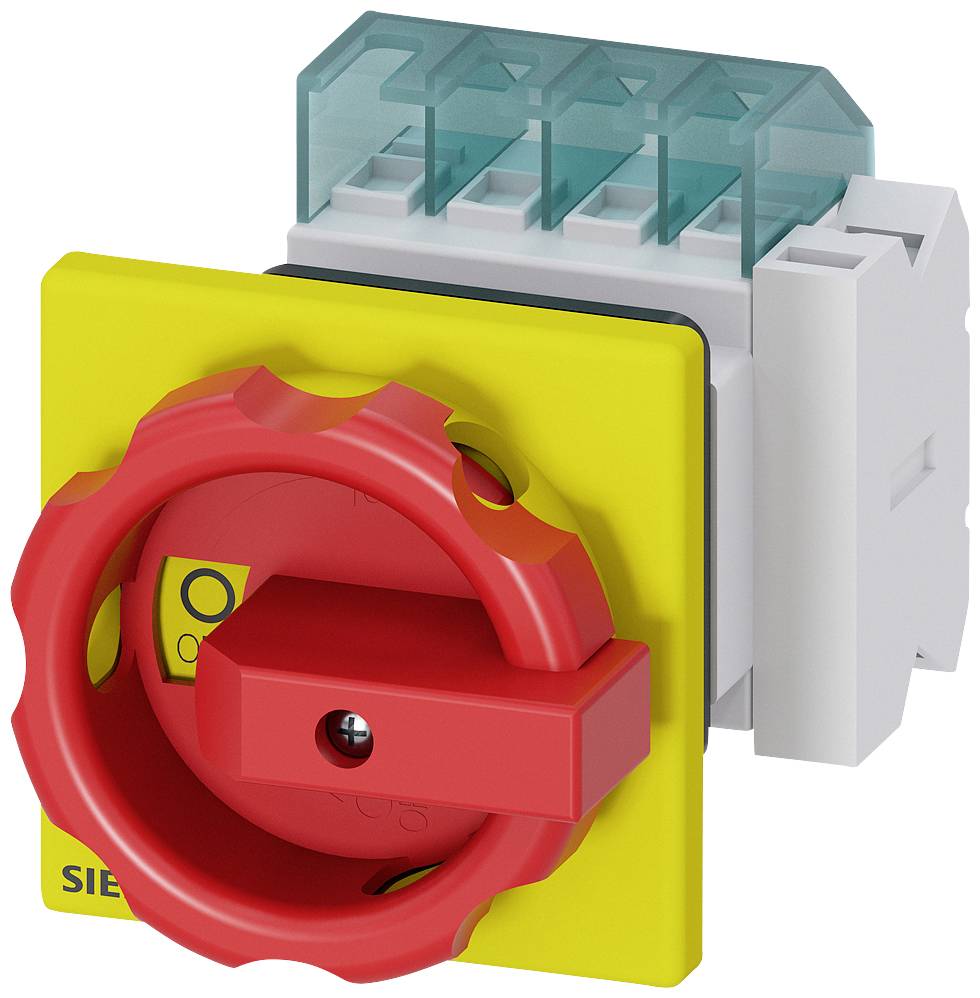 rozłącznik izolacyjny czerwony, żółty 3 styki 6 mm² 16 A 1 NO, 1 NC 690 V/AC Siemens 3LD20541TP53 - obrazek 1