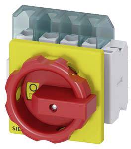 rozłącznik izolacyjny czerwony, żółty 4 styki 16 mm² 25 A 1 NO, 1 NC 690 V/AC Siemens 3LD21032EP53 - obrazek 1