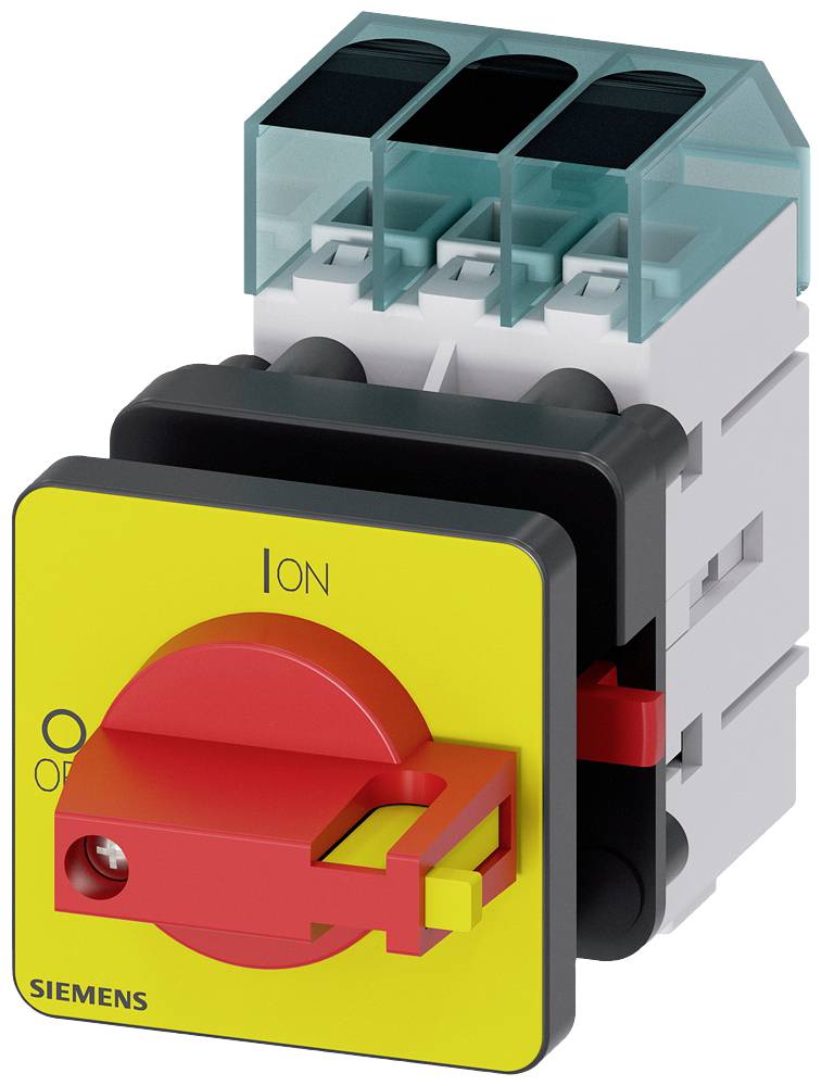 rozłącznik izolacyjny czerwony, żółty 3 styki 16 mm² 63 A 690 V/AC Siemens 3LD34500TK13 - obrazek 1