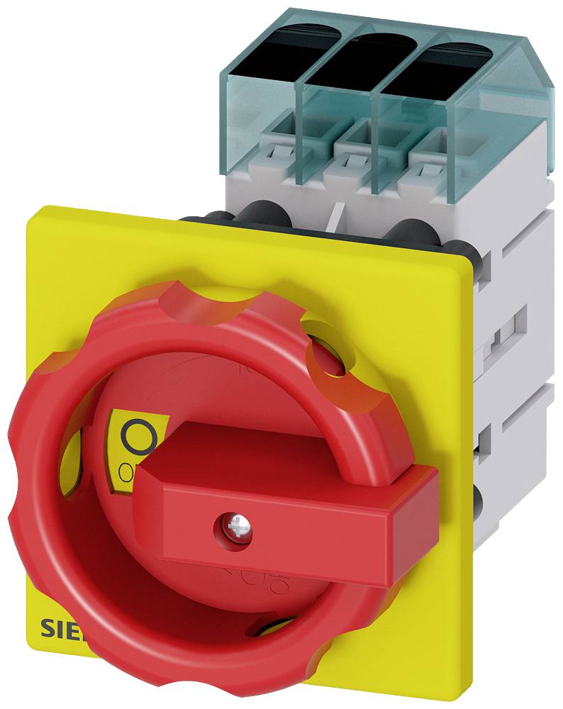 rozłącznik izolacyjny czerwony, żółty 3 styki 16 mm² 63 A 690 V/AC Siemens 3LD34540TK53 - obrazek 1
