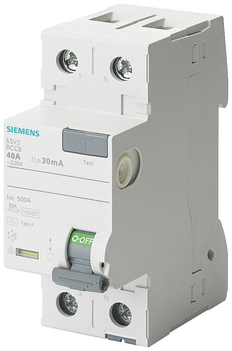 Siemens 5SV33116KK13 Wyłącznik różnicowoprądowy A 16 A 0.03 A 125 V - obrazek 1
