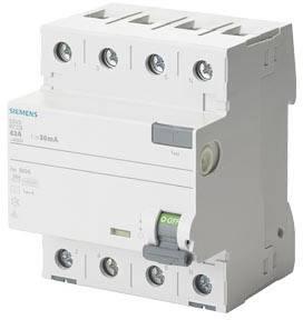 Siemens 5SV33576 Wyłącznik różnicowoprądowy A 80 A 0.03 A 500 V - obrazek 1