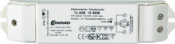 Transformator elektroniczny 12V, 60 VA
