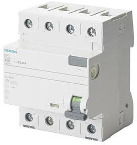 Siemens 5SV36473 Wyłącznik różnicowoprądowy F 80 A 0.3 A 400 V - obrazek 1