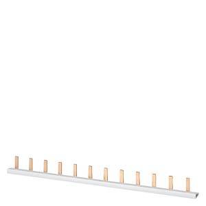 Siemens 5ST3737 Szyna zbiorcza z bolcami, odporna na dotyk, 10 mm², 2-fazowa + HS, długość 1016 mm, możliwość cięcia Szy - obrazek 1