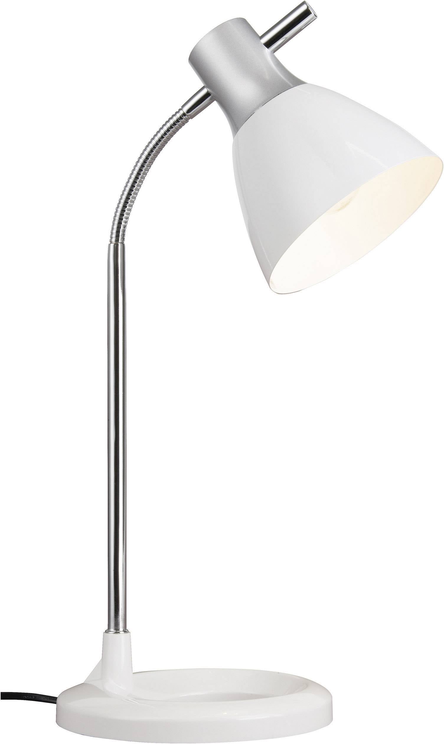 Lampa stołowa Brilliant Jan 92762/05 E-27 40 W biały - obrazek 1