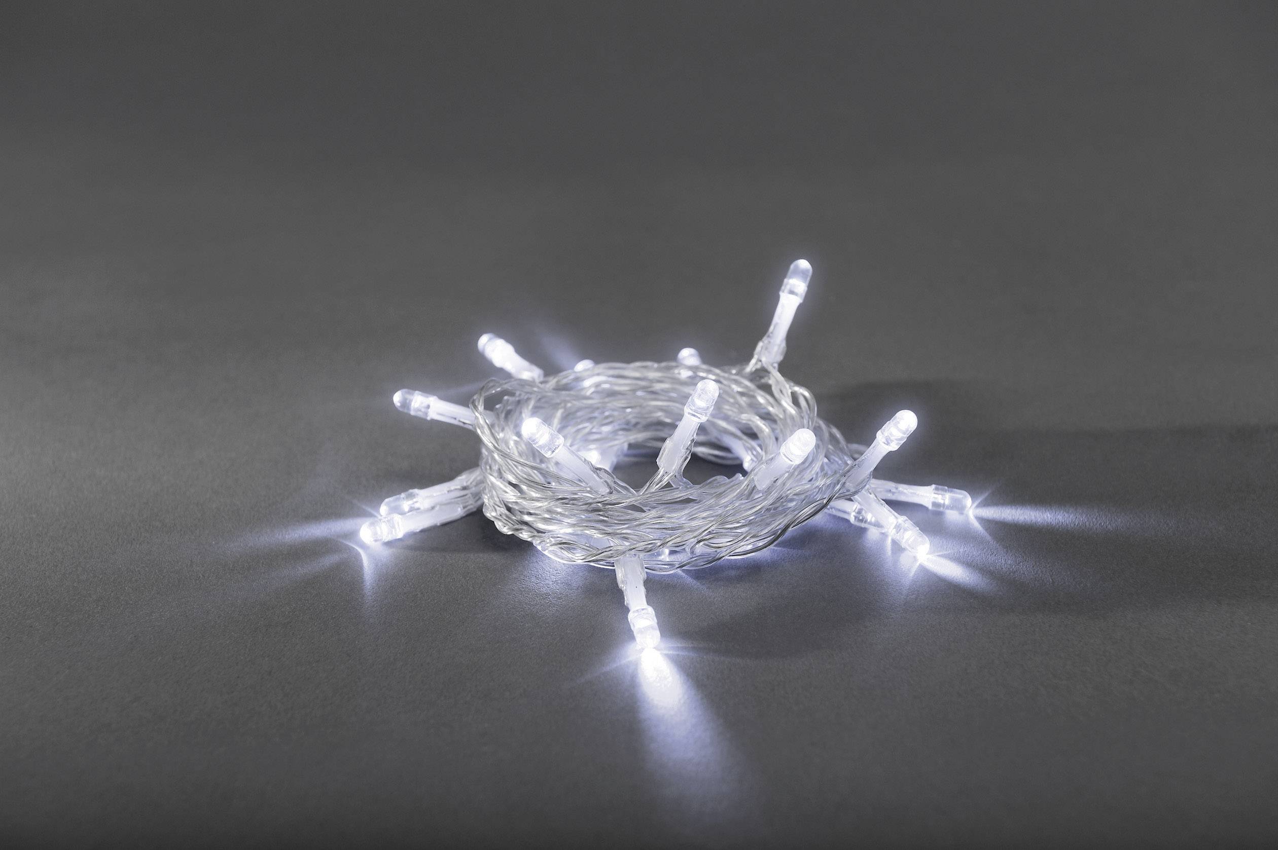 Lampki choinkowe LED Konst Smide 1408-203, Białe, 20 diod,335 cm - obrazek 1