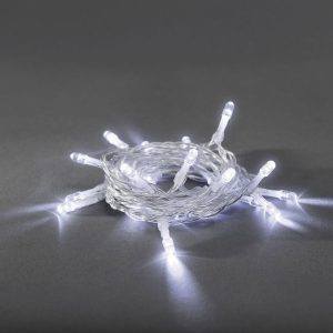 Lampki choinkowe LED Konst Smide 1407-203, Białe, 10 diod,185 cm Lampki choinkowe LED Konst Smide 1407-203, Białe, 10 diod,185 cm