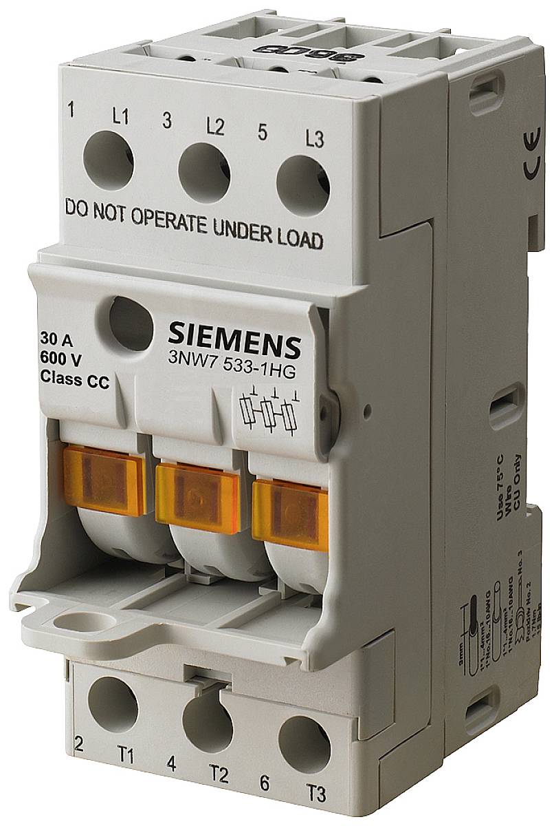 Siemens 3NW75331HG Uchwyt bezpiecznika 30 A 600 V/AC 1 szt. - obrazek 1