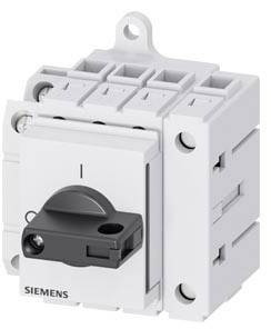 rozłącznik izolacyjny czarny 4 styki 16 mm² 25 A 1 NO, 1 NC 690 V/AC Siemens 3LD31301TL11 - obrazek 1