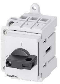 rozłącznik izolacyjny czarny 3 styki 16 mm² 32 A 1 NO, 1 NC 690 V/AC Siemens 3LD32301TK11 - obrazek 1