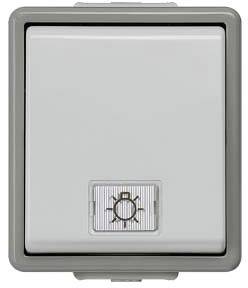 Siemens Osprzęt elektroinstalacyjny Przełącznik do żaluzji Delta szary 5TA4711 1 szt. - obrazek 1