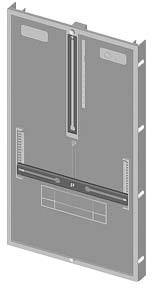 Siemens 8GS40075 ALPHA-ZS, płyta montażowa blatu 375mm góra Płyta montażowa licznika 1 szt. - obrazek 1