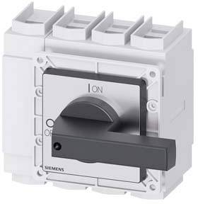 rozłącznik izolacyjny czarny 4 styki 185 mm² 160 A 690 V/AC Siemens 3LD23051TL11 - obrazek 1