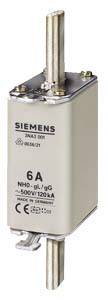 Siemens 3NA3024 Bezpiecznik użytkowy Rozmiar bezpiecznika = 0 80 A 500 V 1 szt. - obrazek 1